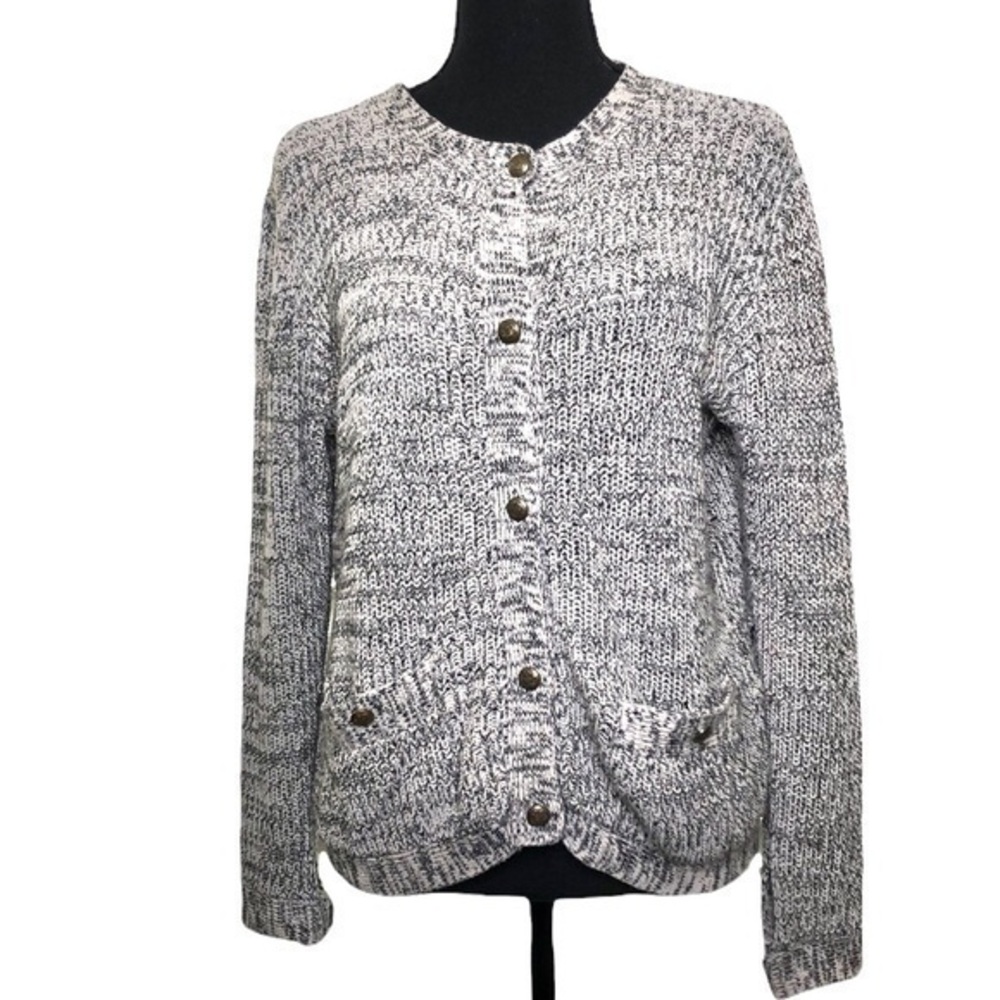 The Limited Oatmeal Button Front Sweater Size Medium
